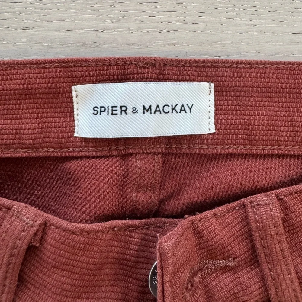 NWOT Spier & Mackay mens rust brown pants 30x31 brushed twill